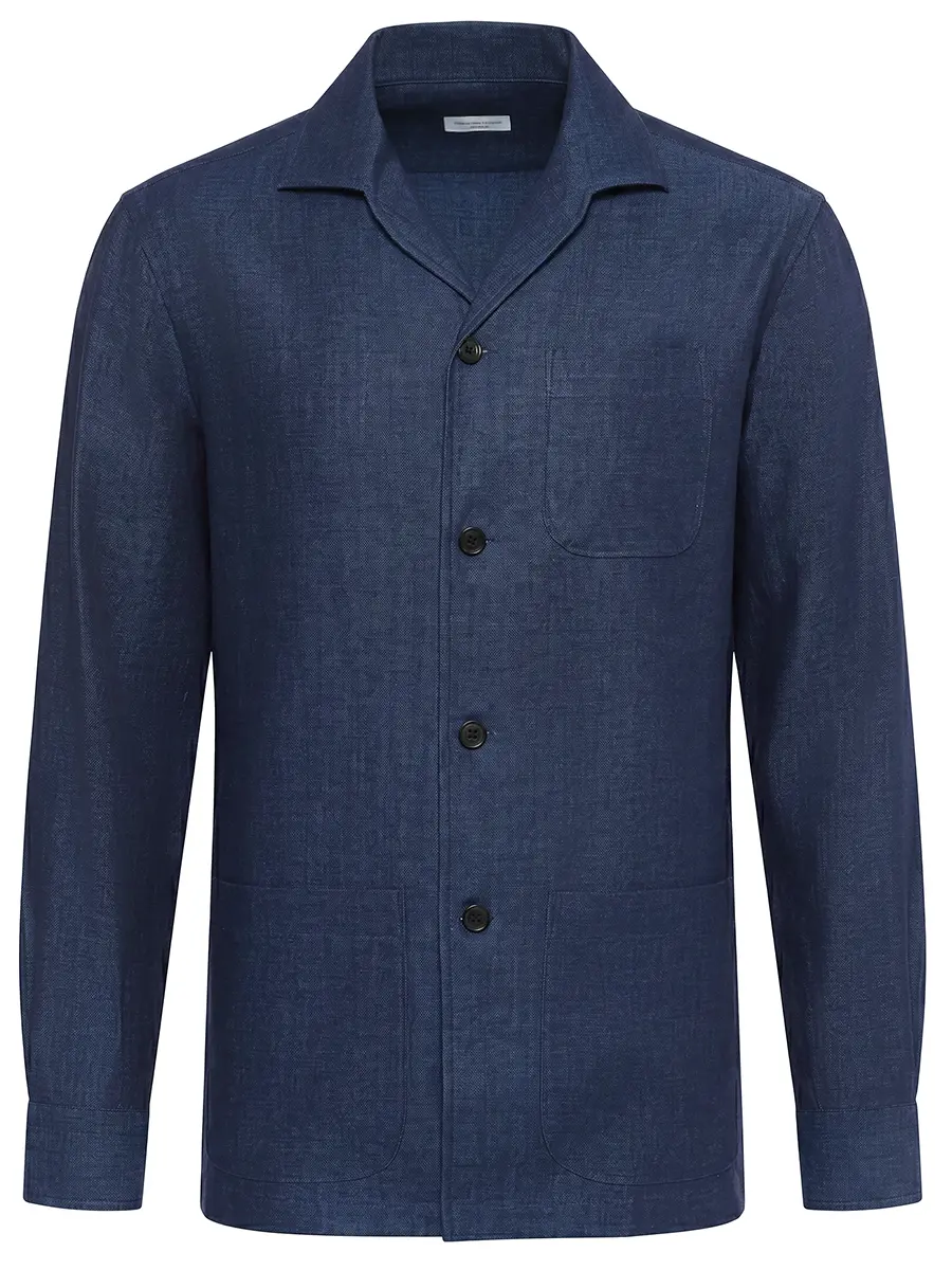 Рубашка Slim Fit льняная