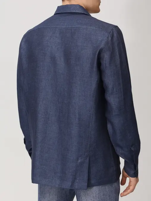 Рубашка Slim Fit льняная MARIA SANTANGELO