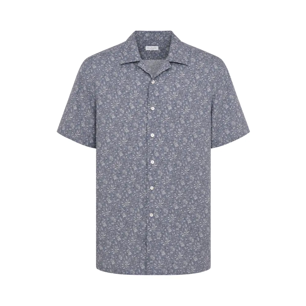 Рубашка Regular Fit из хлопка и лиоцелла