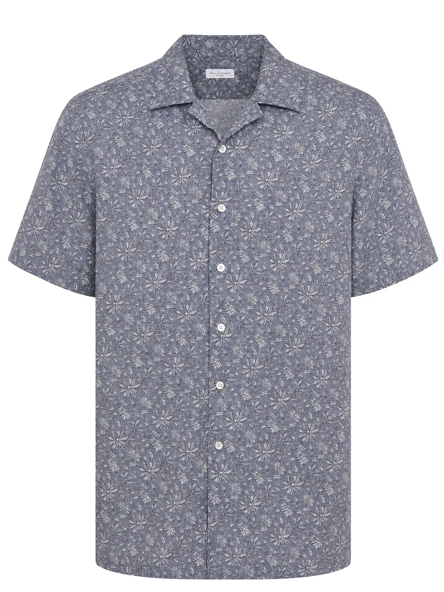 Рубашка Regular Fit из хлопка и лиоцелла