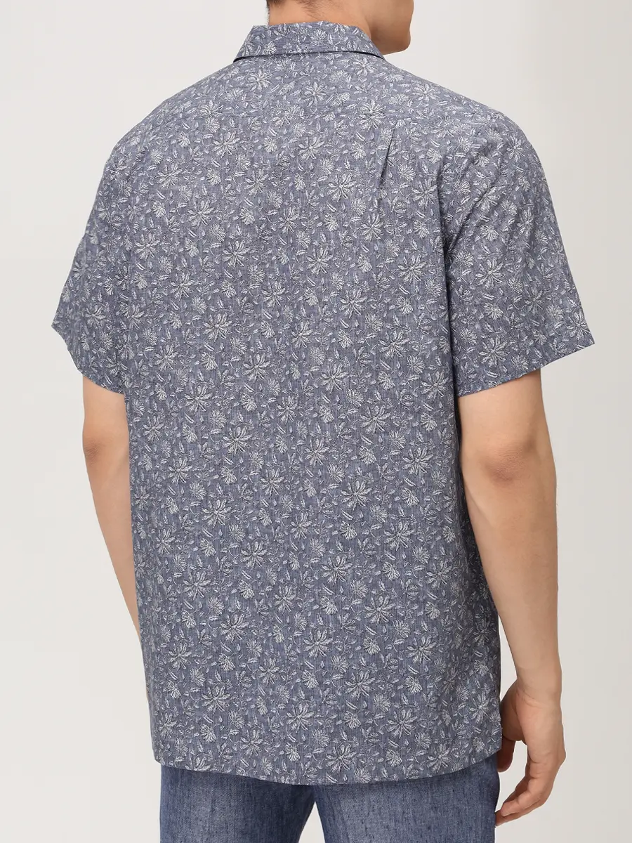 Рубашка Regular Fit из хлопка и лиоцелла