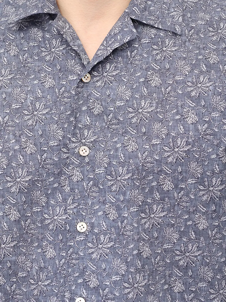 Рубашка Regular Fit из хлопка и лиоцелла
