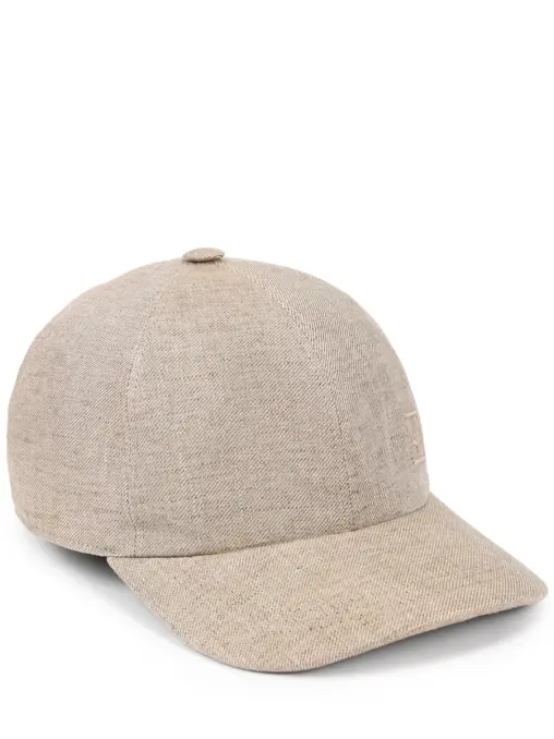 Бейсболка льняная FIORONI CASHMERE