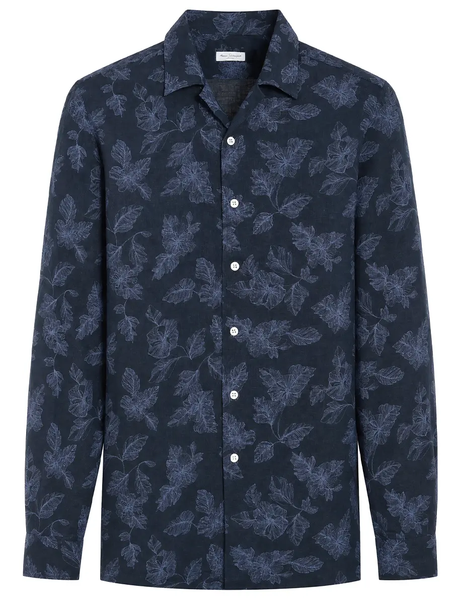Рубашка Regular Fit льняная