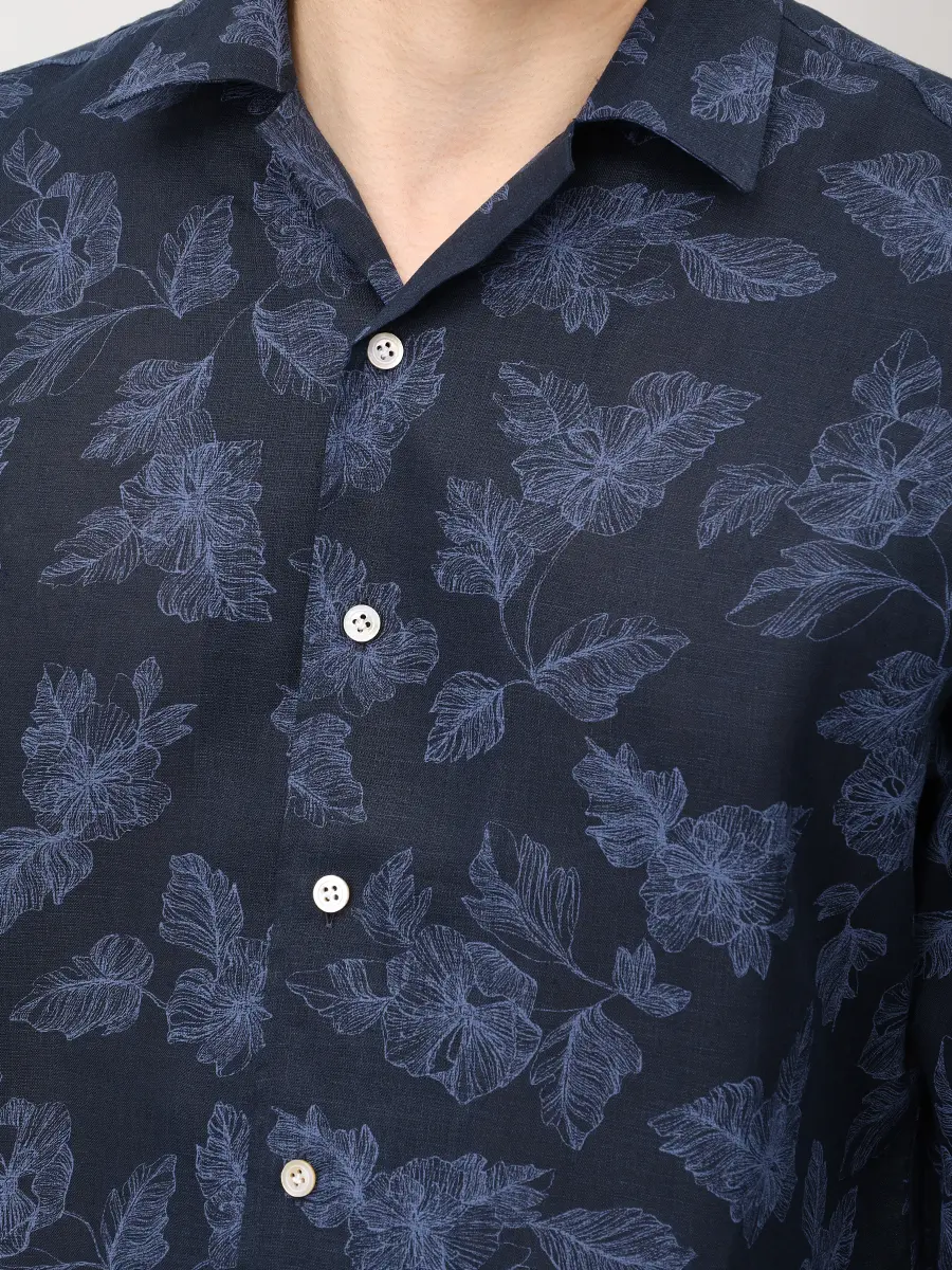 Рубашка Regular Fit льняная
