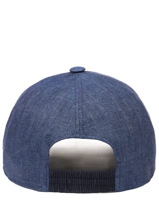 Бейсболка льняная FIORONI CASHMERE
