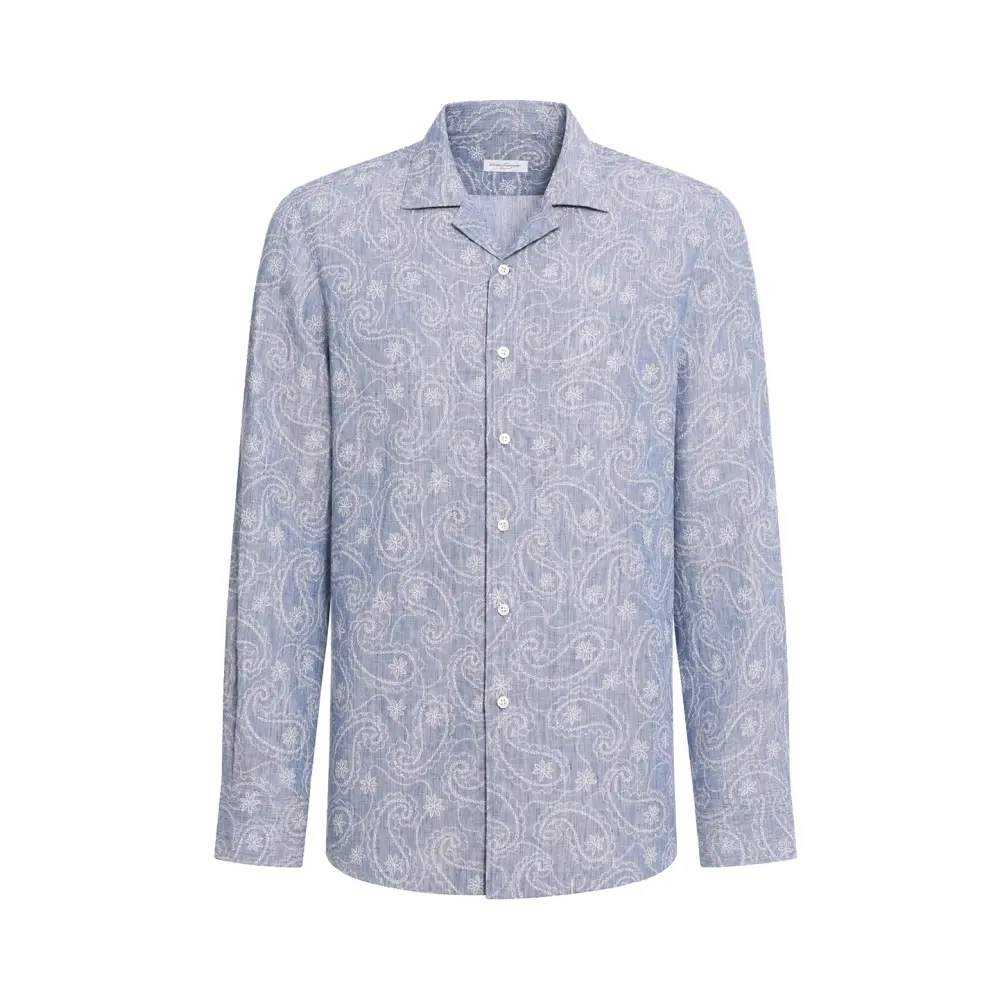Рубашка Regular Fit льняная
