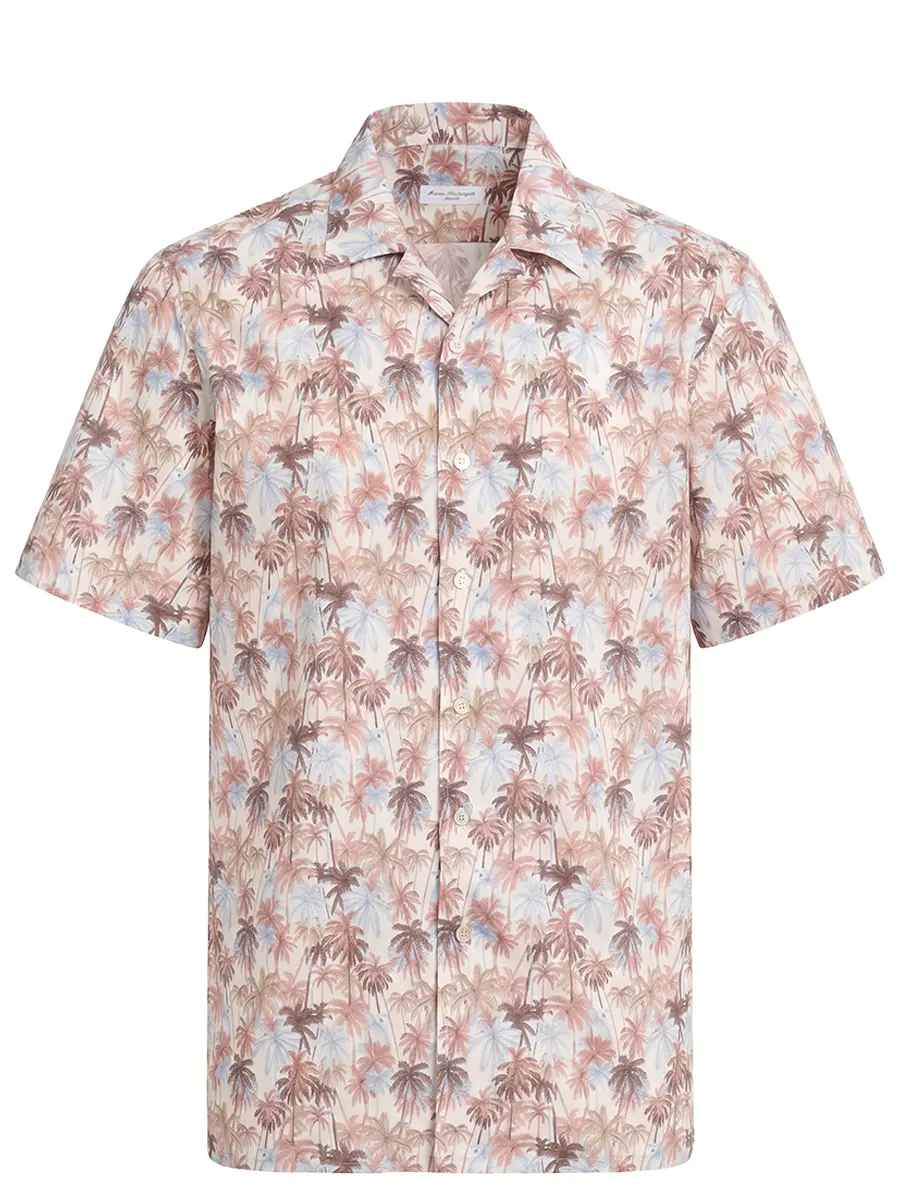 Рубашка Regular Fit из хлопка и лиоцелла