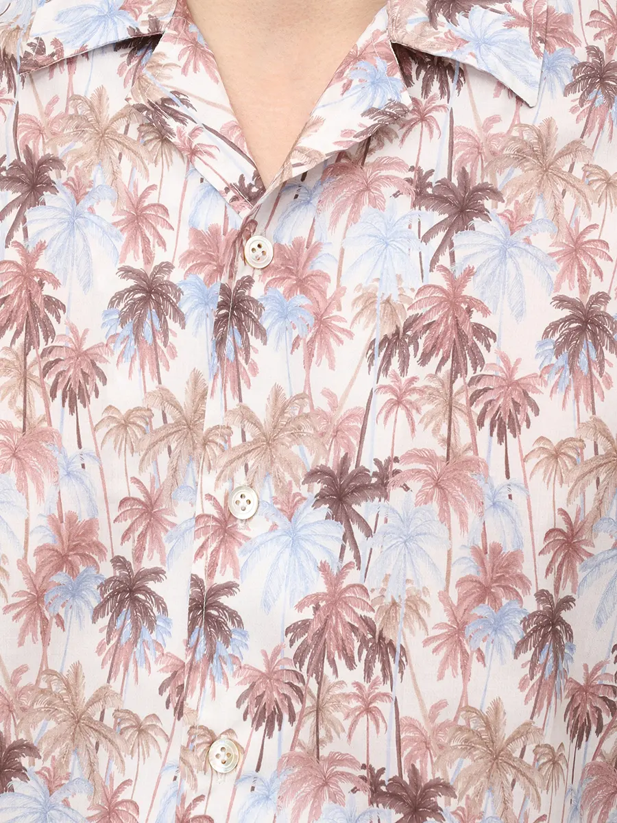 Рубашка Regular Fit из хлопка и лиоцелла