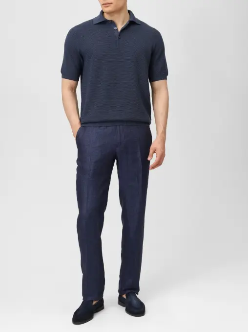 Поло хлопковое FIORONI CASHMERE