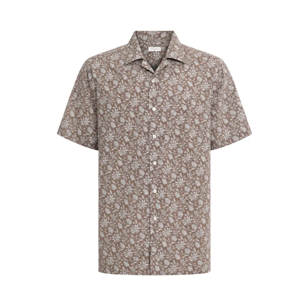 Рубашка Regular Fit из хлопка и лиоцелла