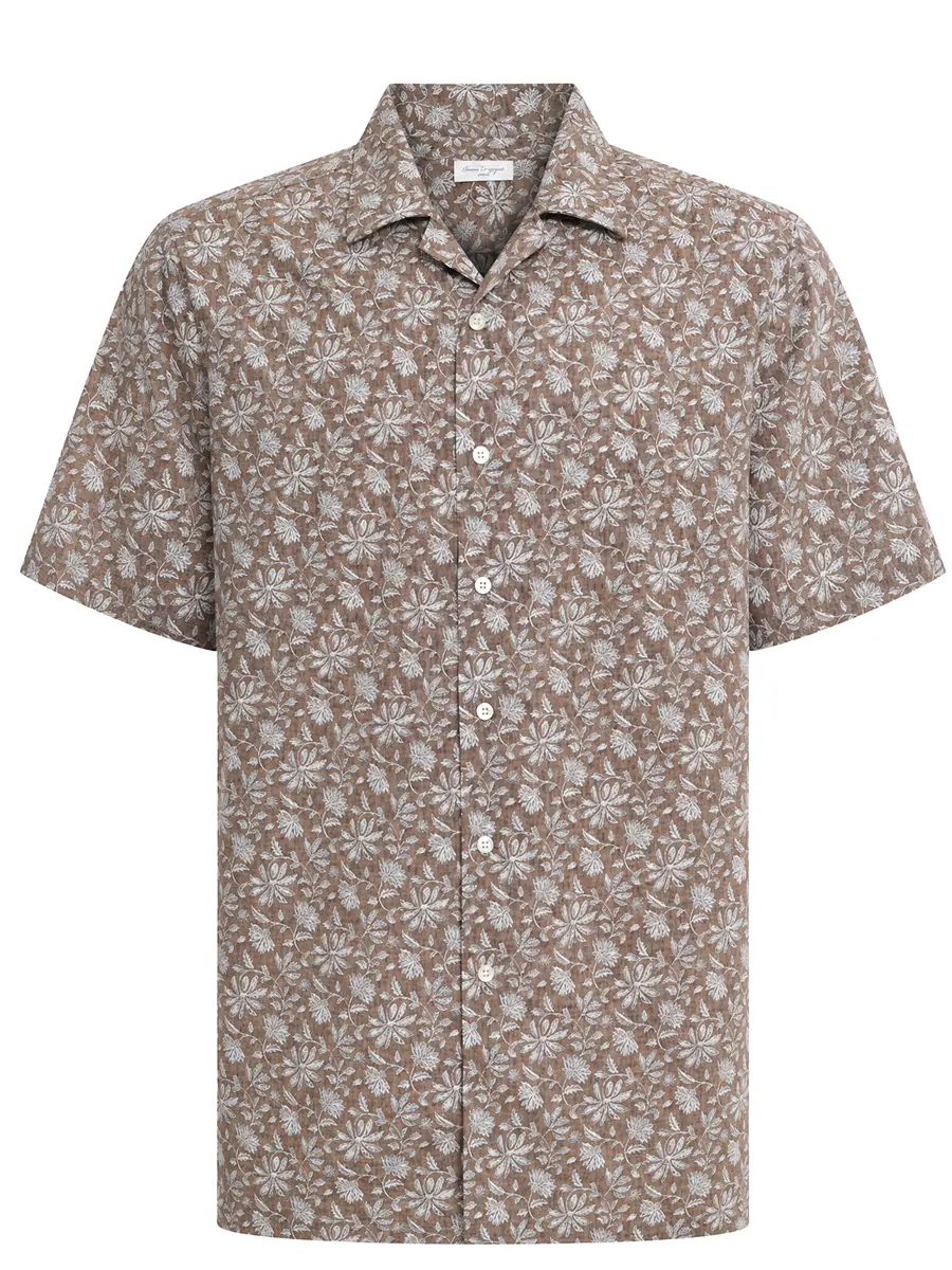 Рубашка Regular Fit из хлопка и лиоцелла