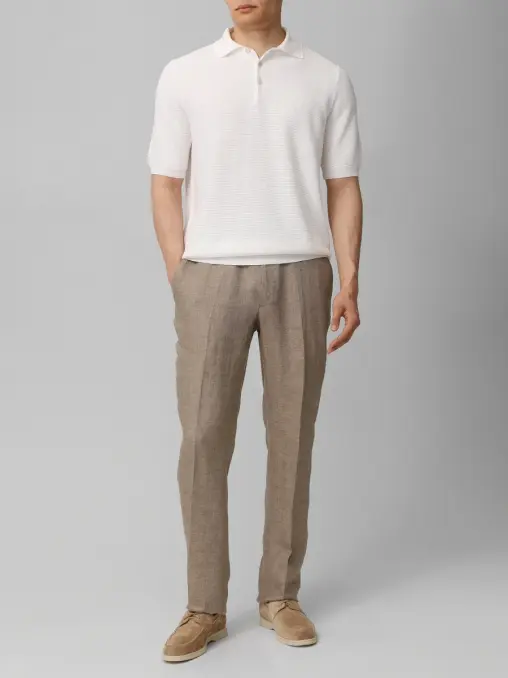 Поло хлопковое FIORONI CASHMERE