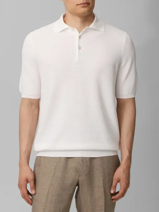 Поло хлопковое FIORONI CASHMERE
