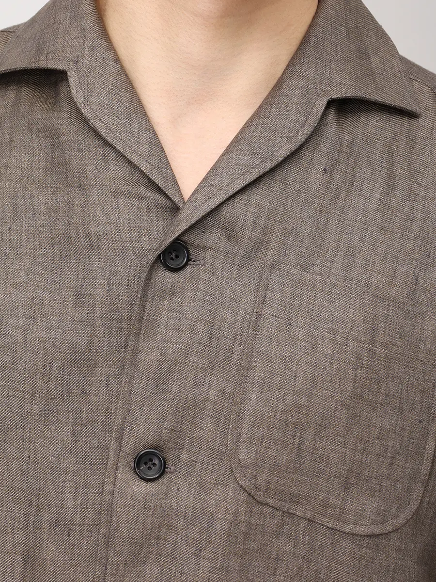 Рубашка Slim Fit льняная
