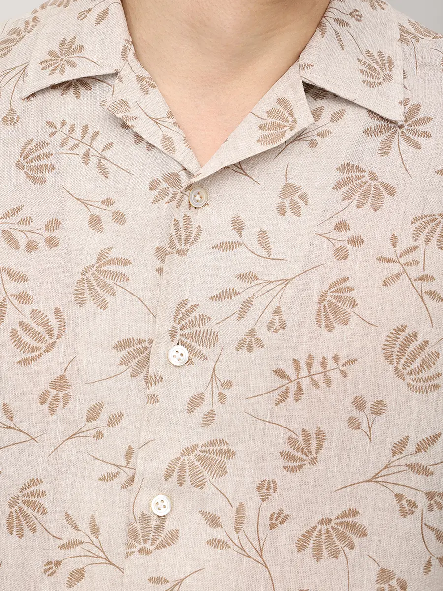 Рубашка Regular Fit льняная