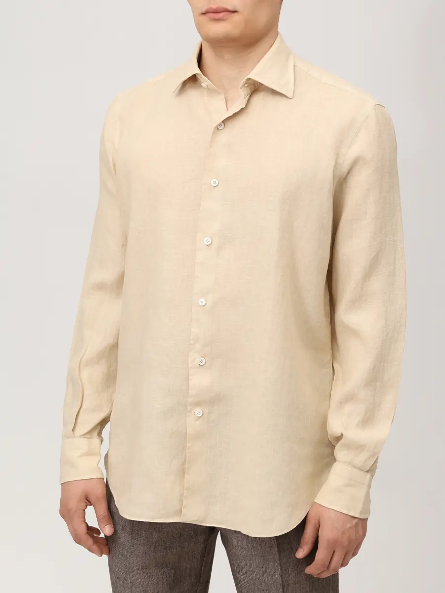 Рубашка Regular Fit льняная