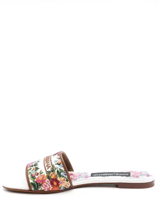 Шлепанцы текстильные DOLCE & GABBANA