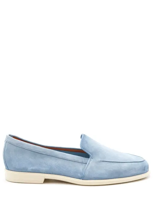 Лоферы замшевые SANTONI