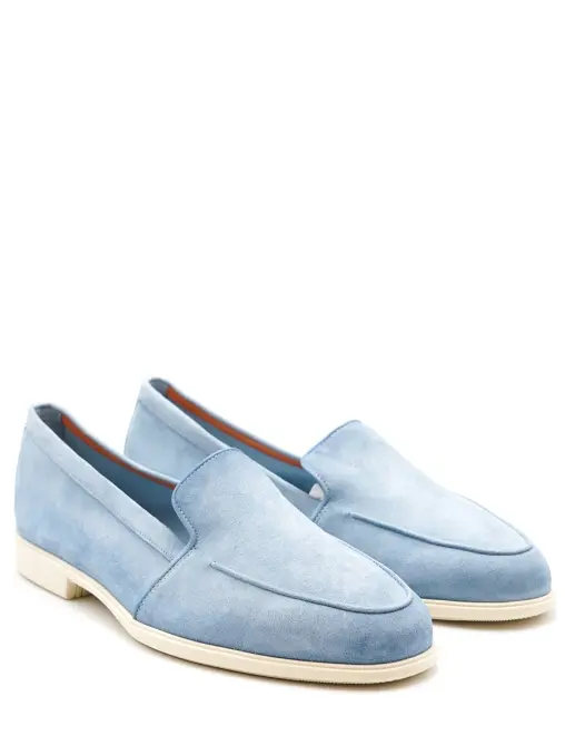 Лоферы замшевые SANTONI