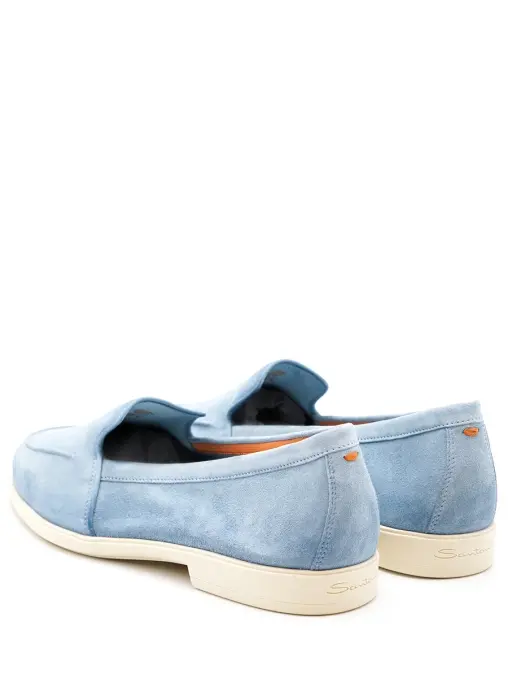 Лоферы замшевые SANTONI