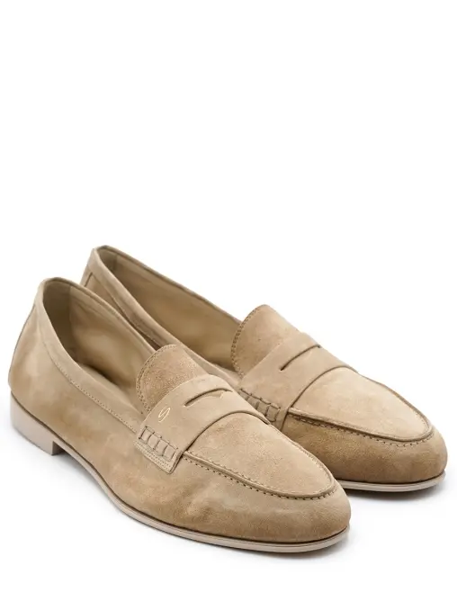Лоферы замшевые SANTONI