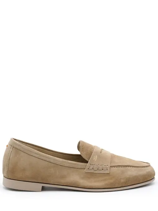 Лоферы замшевые SANTONI
