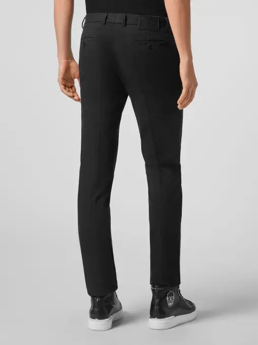 Брюки хлопковые PHILIPP PLEIN