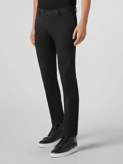 Брюки хлопковые PHILIPP PLEIN