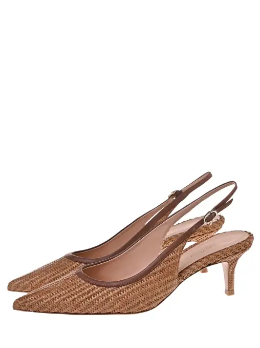 Туфли из рафии GIANVITO ROSSI
