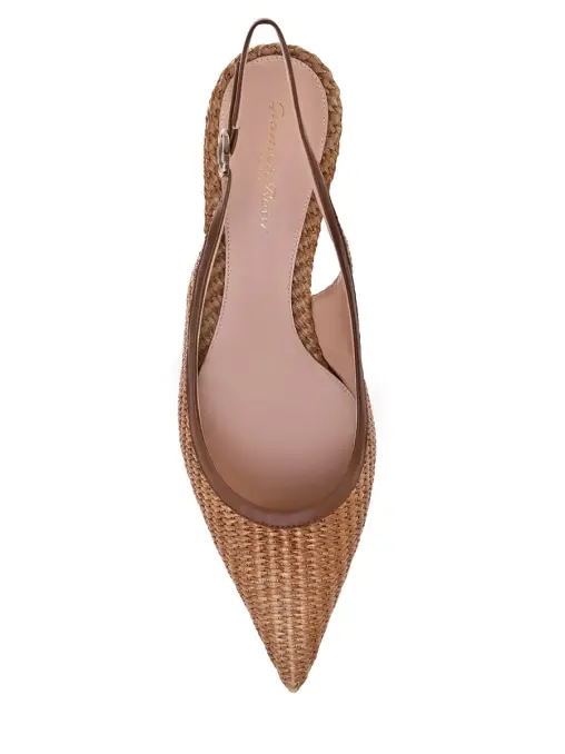 Туфли из рафии GIANVITO ROSSI