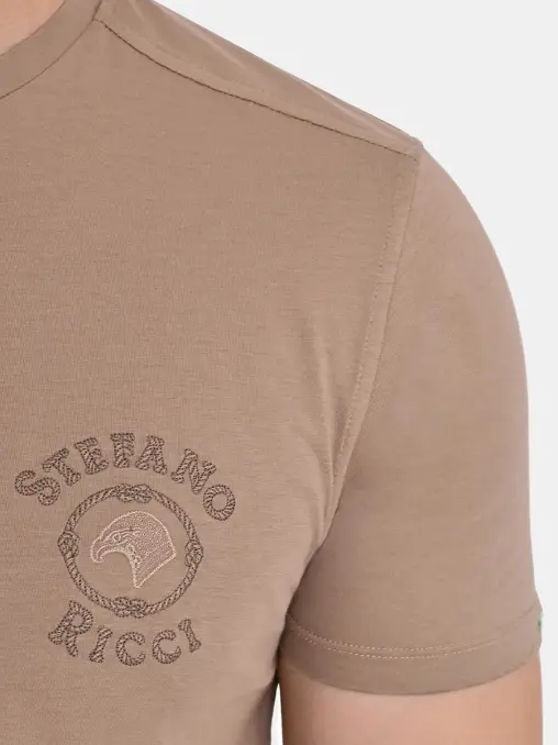 Футболка из хлопка и модала STEFANO RICCI