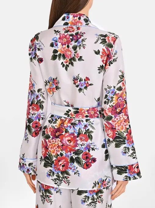 Блуза шелковая DOLCE & GABBANA