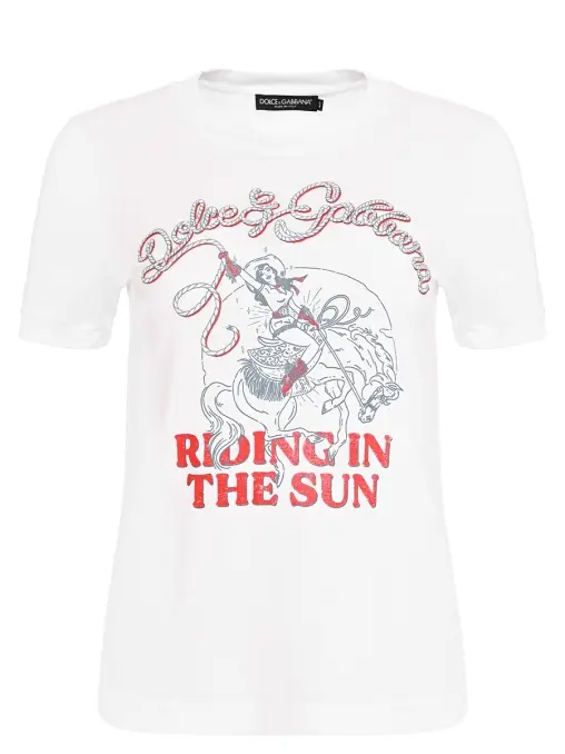 Футболка хлопковая DOLCE & GABBANA