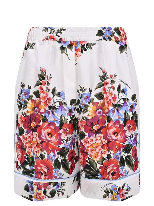 Шорты шелковые DOLCE & GABBANA