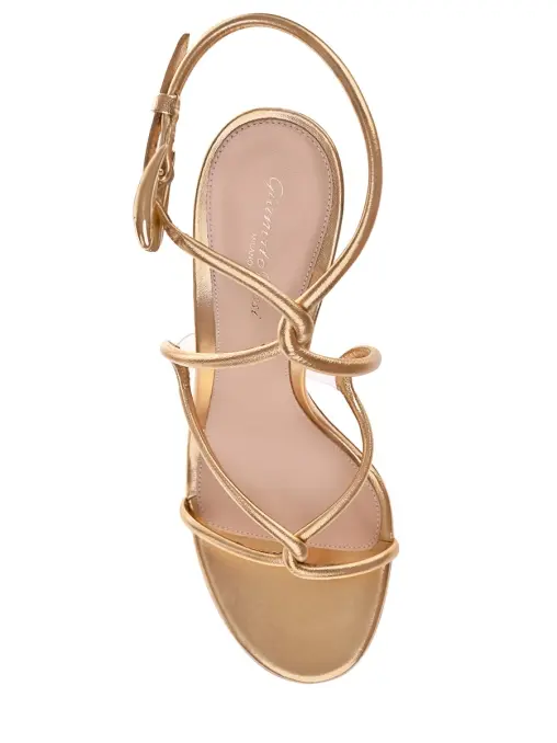 Босоножки кожаные GIANVITO ROSSI