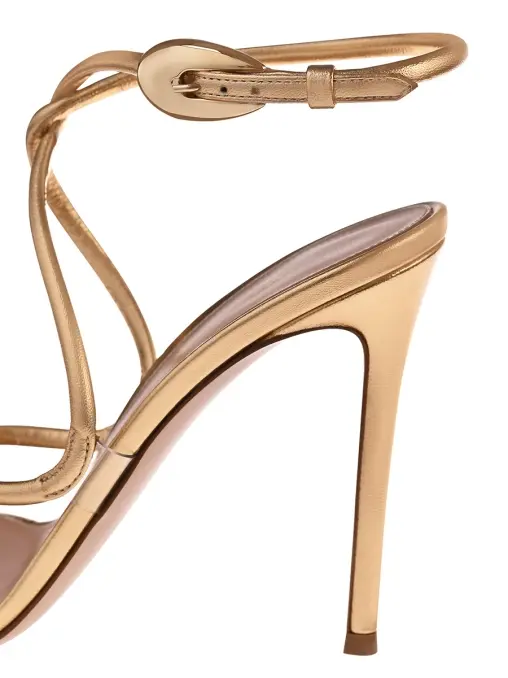 Босоножки кожаные GIANVITO ROSSI