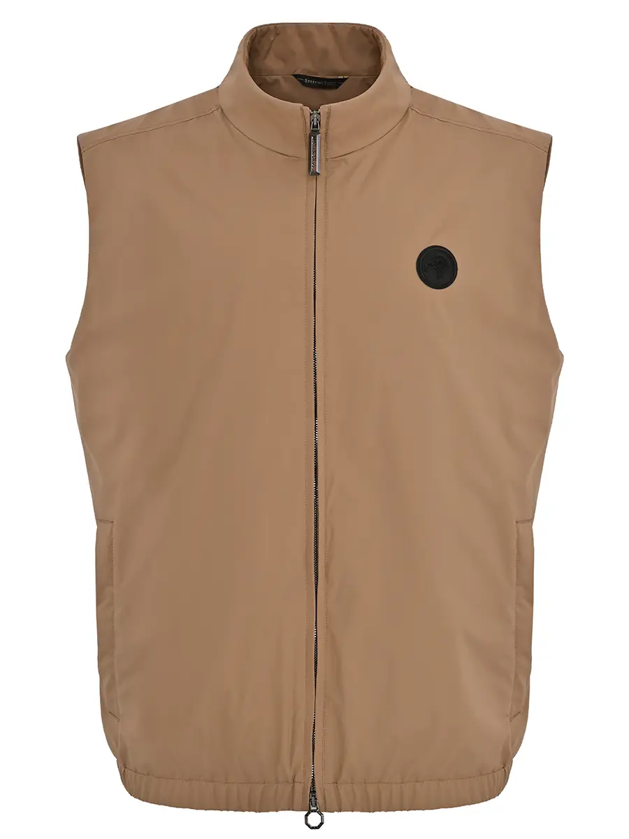 Жилет однотонный