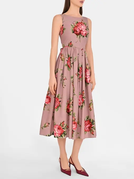 Платье хлопковое DOLCE & GABBANA