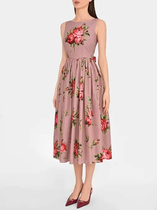 Платье хлопковое DOLCE & GABBANA