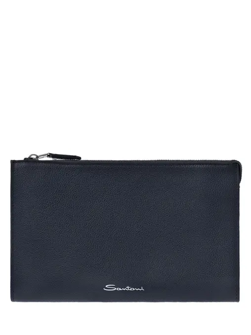 Клатч кожаный SANTONI