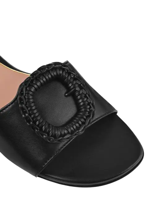 Шлепанцы кожаные SANTONI