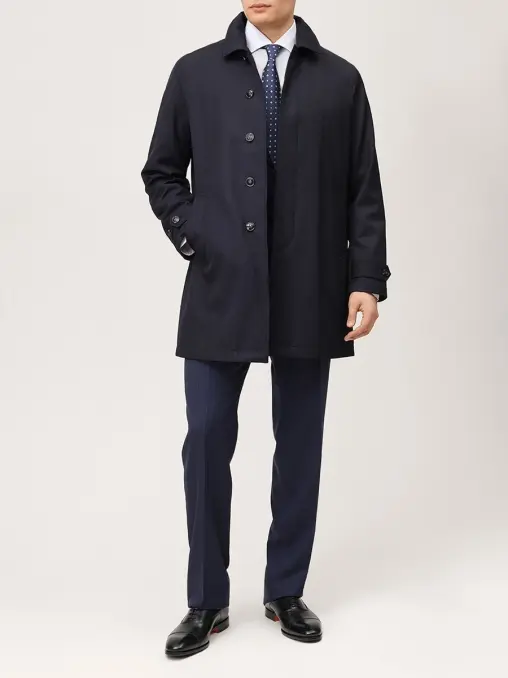 Плащ шерстяной KITON