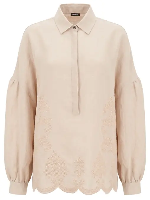 Блуза хлопковая KITON