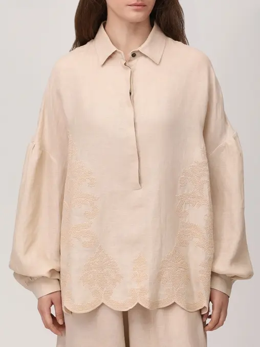 Блуза хлопковая KITON
