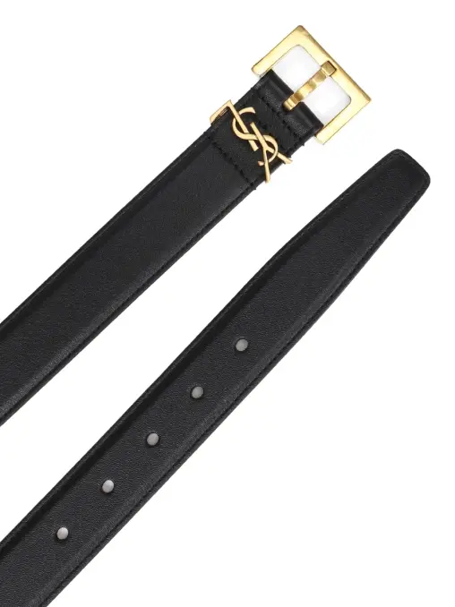 Ремень кожаный SAINT LAURENT