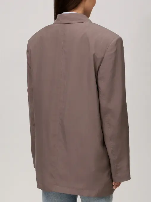Пиджак шелковый SAINT LAURENT
