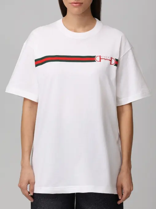 Футболка хлопковая GUCCI
