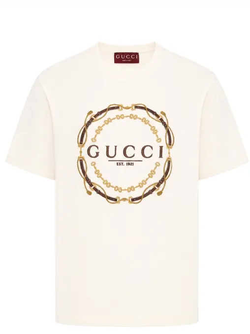 Футболка хлопковая GUCCI