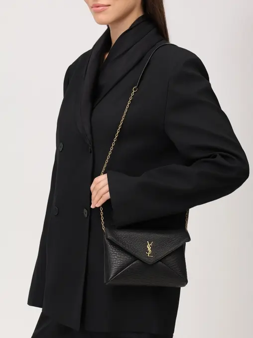 Сумка кожаная Cassandre SAINT LAURENT